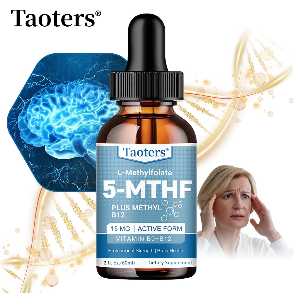 

L Methylfolate Plus Methyl B12 Cofactor Liquid Drops — металболически активная форма 5-MTHF, поддерживает настроение, метолирование, познание