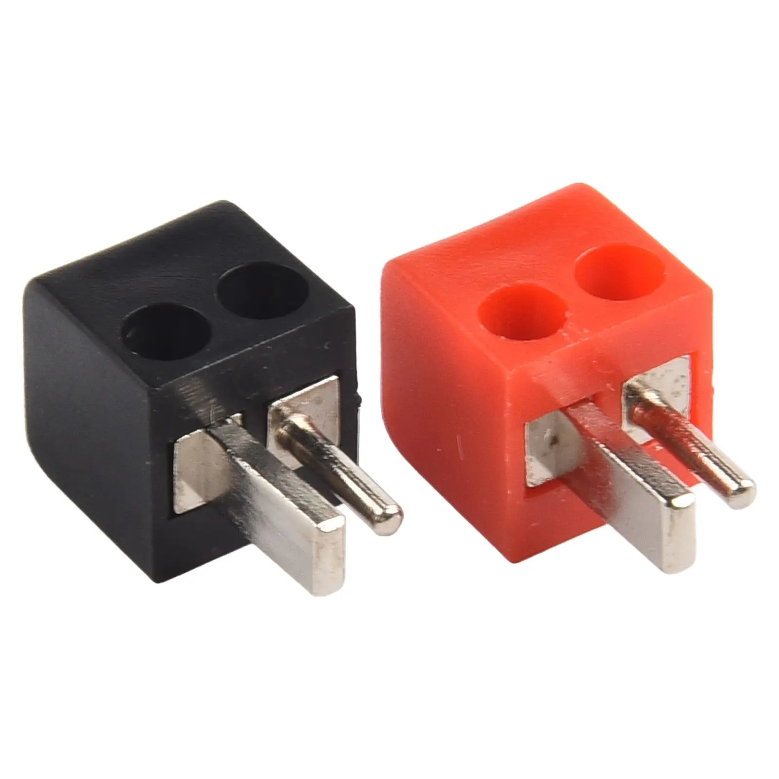 2pcs 2Pin DIN Hi-Fi Speaker-Plug Connector Screw Terminal Block Connector Red Black Electrical Equipment-Plug Connector