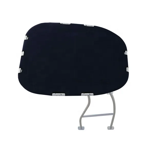 Dolphin Professional Plus Heavy Duty T-Top for Center Console Boat Aluminum Anodized Frame with Dark Blue Canopy