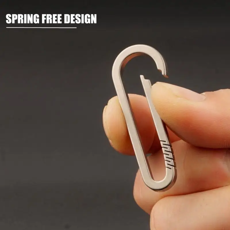 

Alloy Keychain Buckle Multifunctional Clip Carabiner Clip Waist Quick Hanging Keychain Buckle Hook