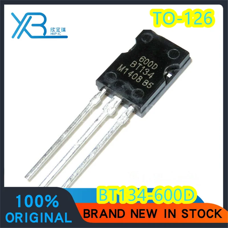 (5/50 pieces) BT134 bidirectional thyristor BT134-600D TO-126 brand new good quality original fast delivery