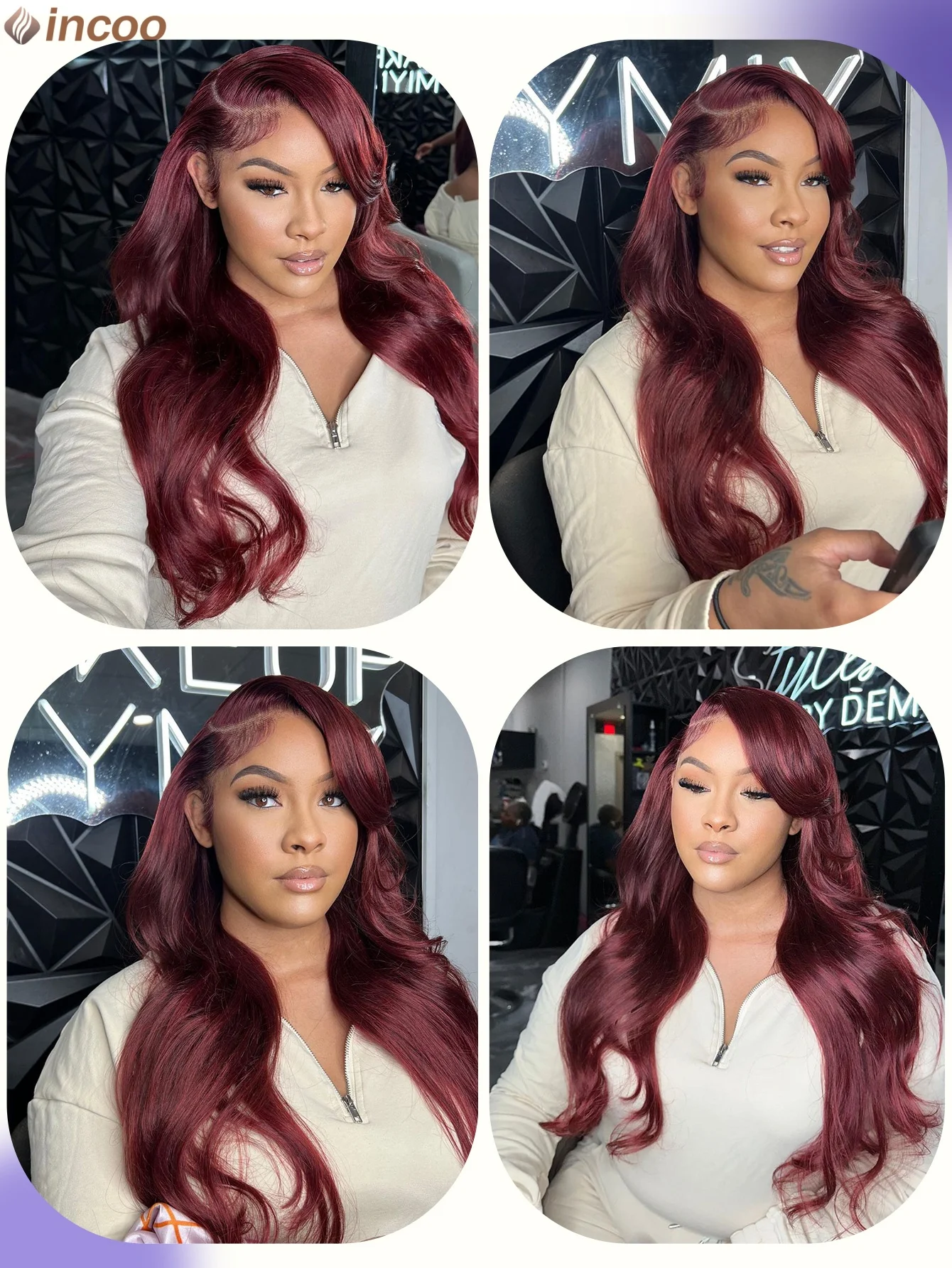 붙이고 바로 나갈 수 있는 글루리스 가발 인모 레드 버 - Glueless Wear And Go Human Hair Wig 리뷰 및 가격