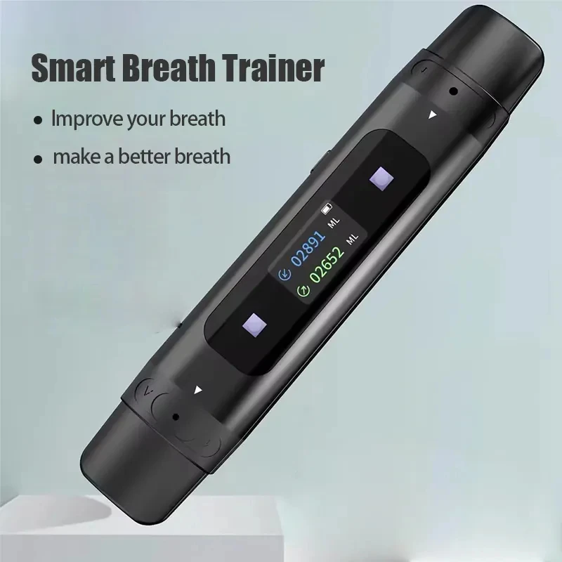 2024 High Quality (NOT Vape)2th Generation Breath trainer Adjustable Max For Recovery Training Increase Lung Capacity