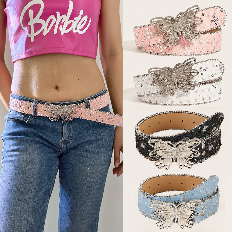 Fashionable Lace Belt With A Unique Design For Women Suitable For Skirts And Jeans A Great Accessory For A High-End Look