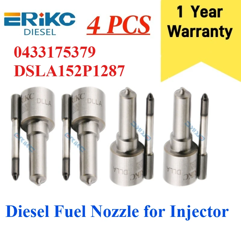 

0433175379 ERIKC DSLA 152P 1287 Diesel Fuel Injector Spare Parts Nozzle DSLA 152 P 1287 Oil Dispenser Nozzle Spray DSLA 152P1287