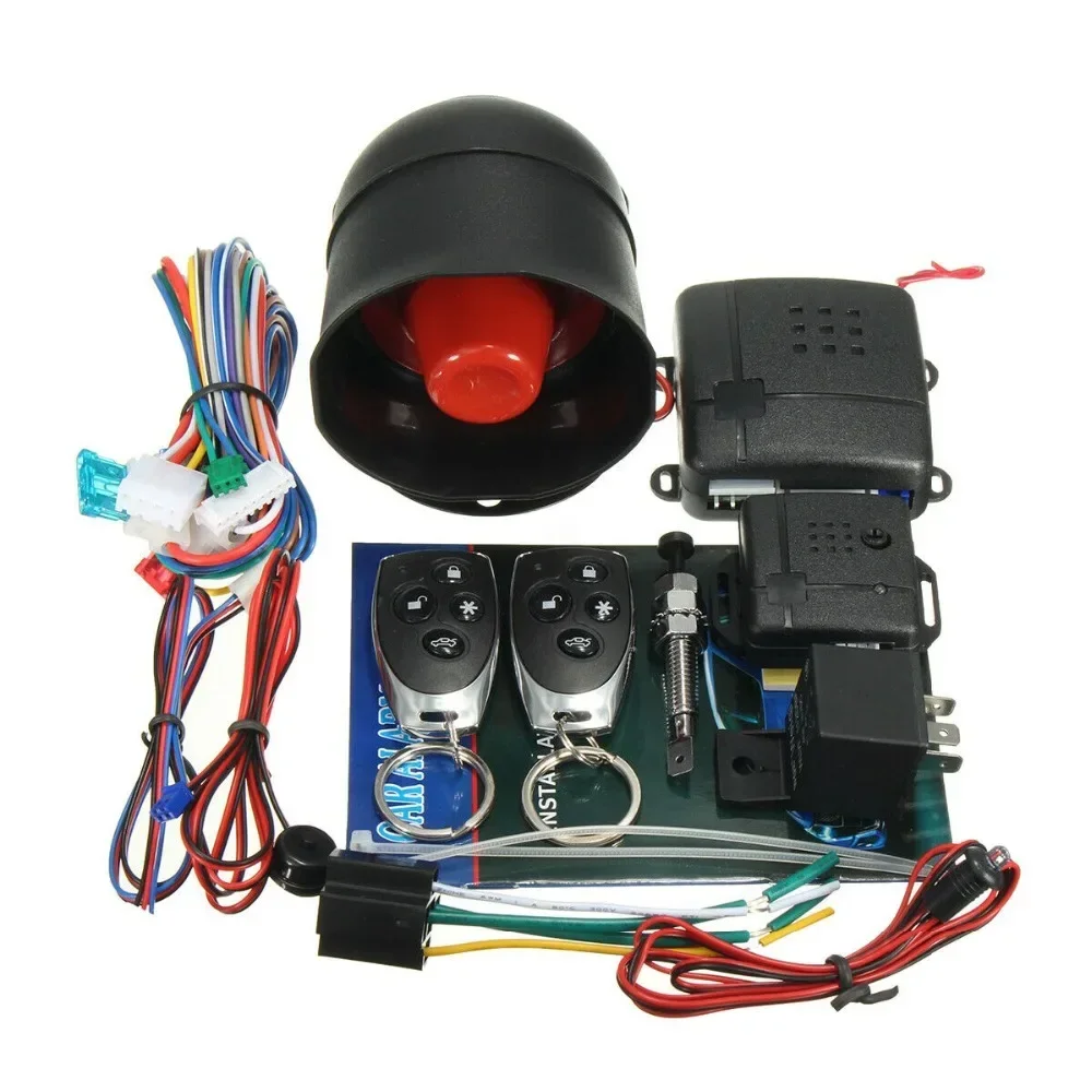 Alarm Mobil BARU LB-100D dengan Lampu Indikator LED dan Sensor Getaran