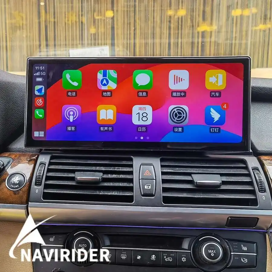 

Car Radio Android 14 Screen For Android Bmw E70 X5 Bmw X6 E71 CCC CIC Multimedia Video Player Bt Wireless Carplay Android Auto
