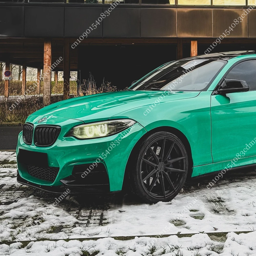 For BMW 2 Series F22 F23 M-PACK 220i 225i 228i 230i M235i M240i 2014-2020 Front Bumper Lip Protector Splitter Diffuser Tuning
