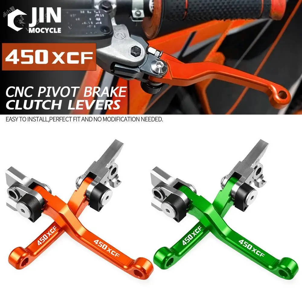 

For K-T-M 450XCF 2008 2009 2010 2011 2012-2018 XCF 450 Motorcycle Foldable Pivot DirtBike Brake Clutch Levers Cable Lever Handle