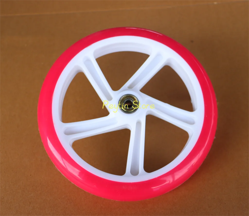 1-unidade-de-roda-de-borracha-silenciosa-e-resistente-ao-desgaste-para-carrinho-de-compras-scooter-vermelha-e-branca-com-175mm-de-diametro-8-10mm-de-diametro-interno-e-30mm-de-largura
