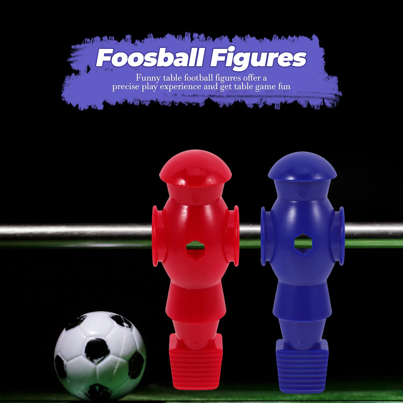 

26pcs Table Football Figures Replacement Soccer Players For Desk Foosball Accessories Resin Football Machine Parts