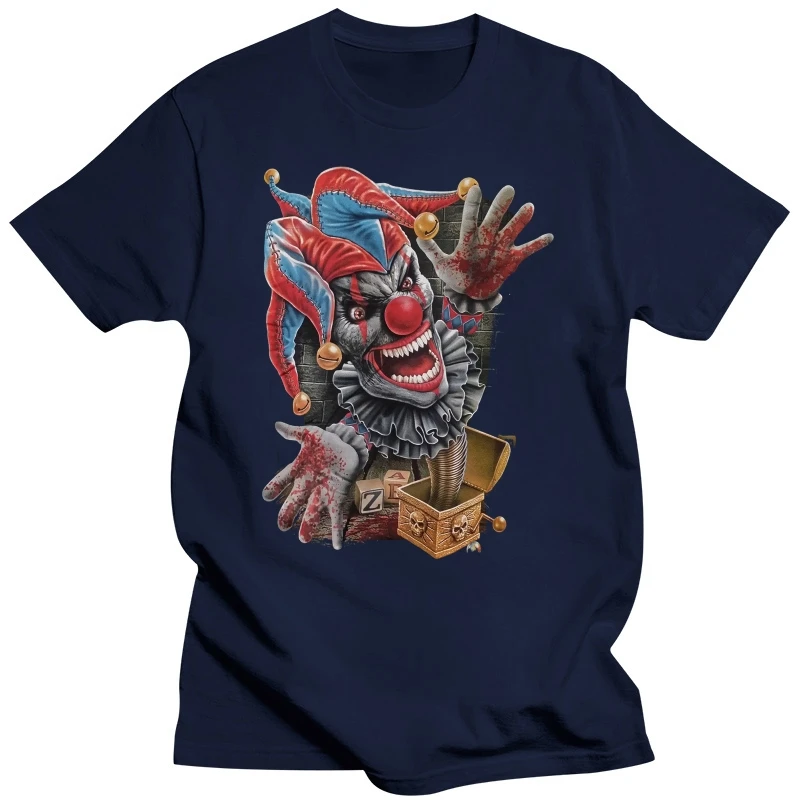 Evil Psychotic Clown Jack In A Box Pennywise It Metal Tshirt Tee Shirt Top Rm19T Street Wear Fashion Tee Shirt