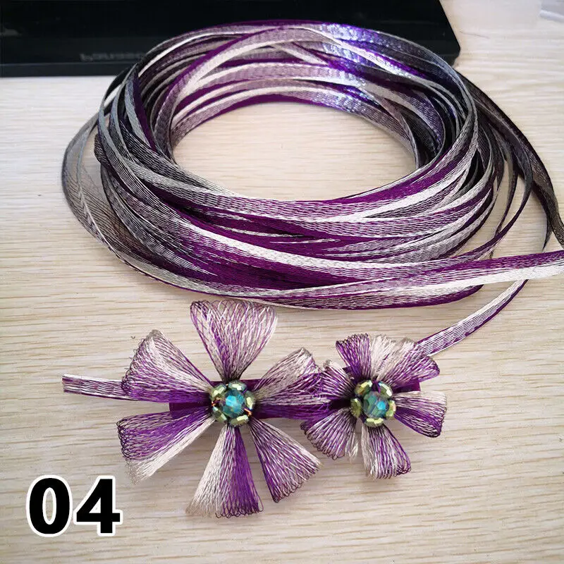 

Metal Mesh Wire 1 Meter for Diy Jewelry Making Hairpin Brooch Earring Craft Colorful Flexible Weaving Material