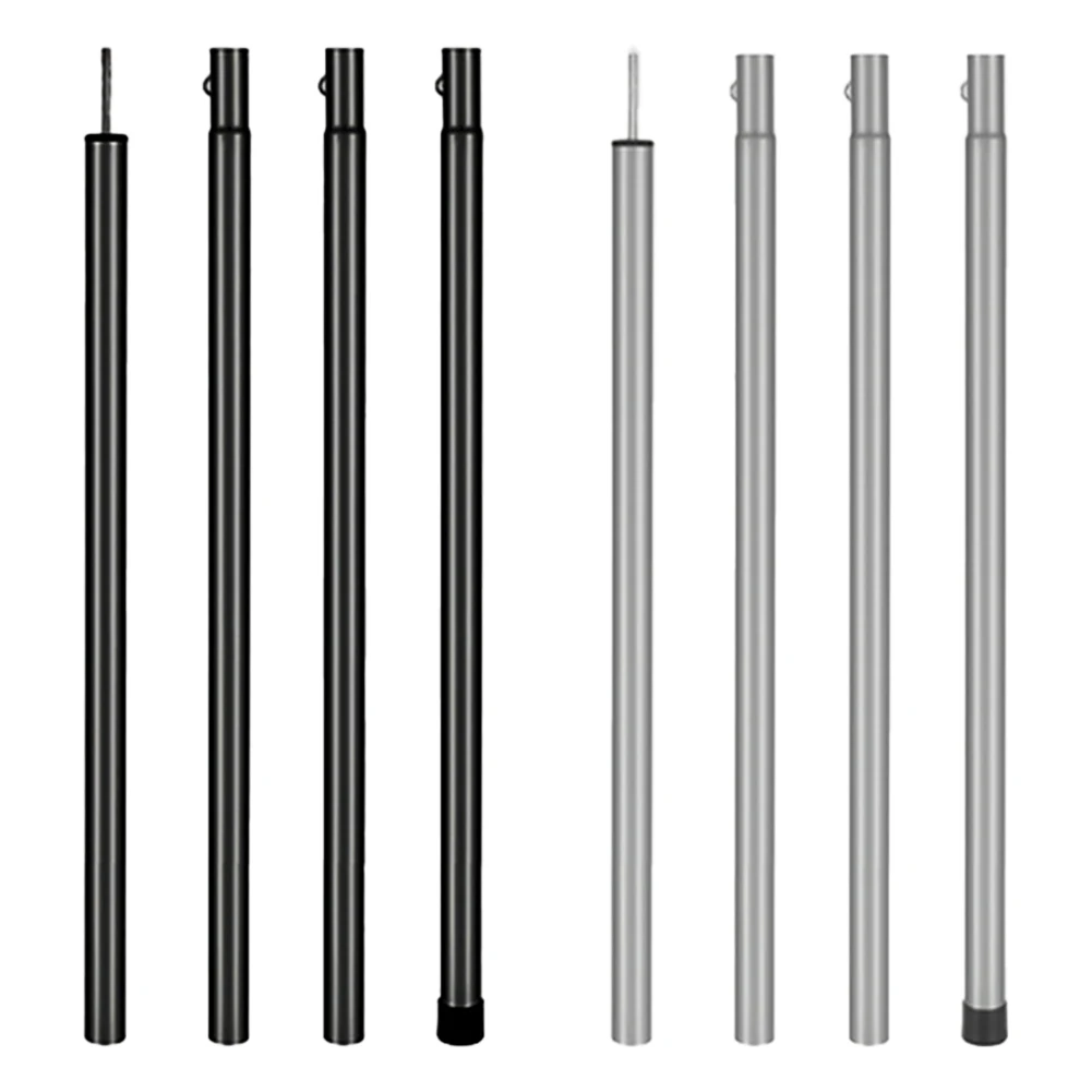 المحمولة في الهواء الطلق المظلة القطب مقاومة الرياح انفصال الشاطئ المأوى قماش القنب المظلة القطب لحقيبة الظهر التخييم الملحقات