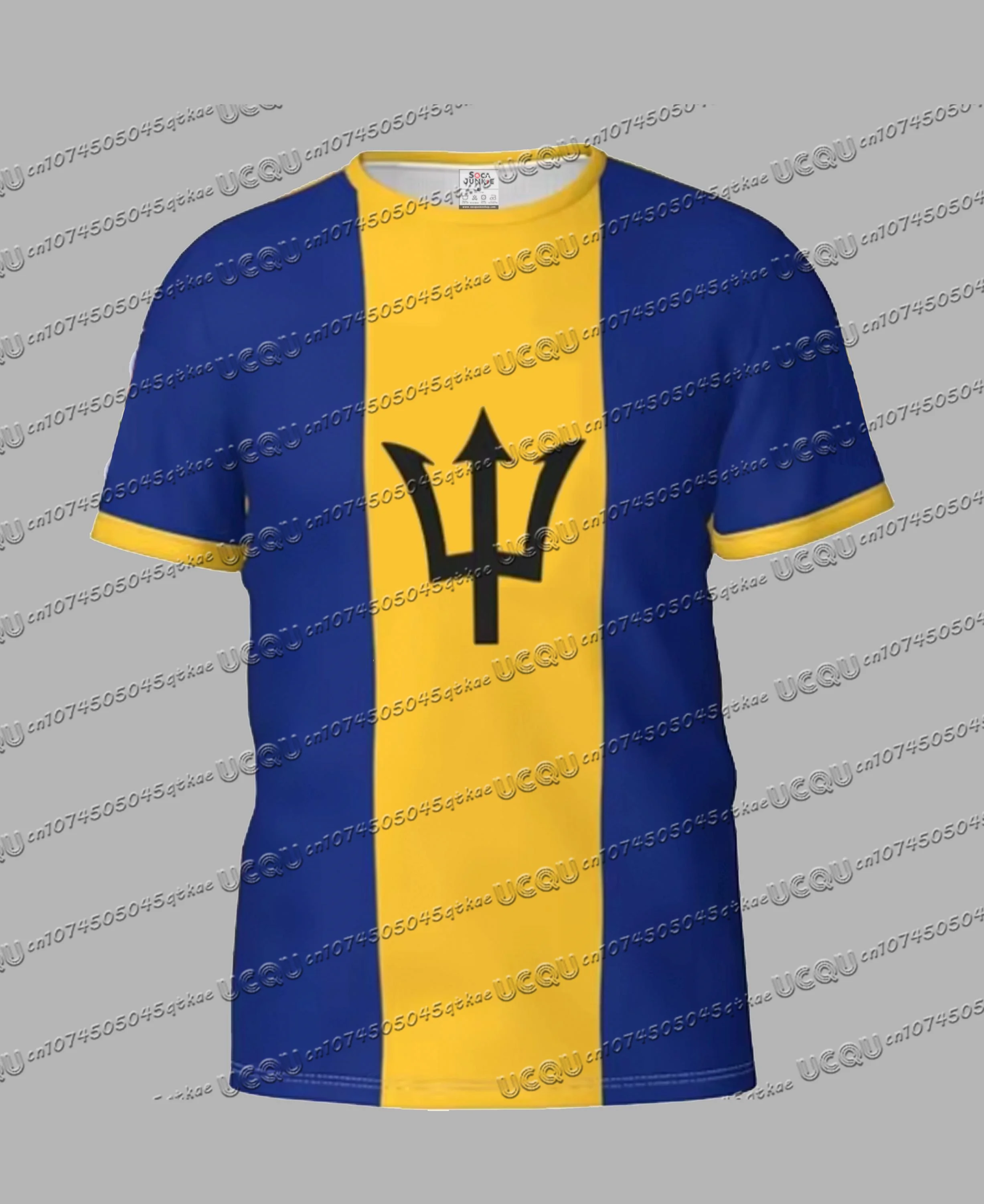 Barbados Athletic 3D Print Quickdry Cricket Jersey Exclusive Barbadian Print Bajan CPL Fan Gear Barbados Pride＆Love Culture Tops