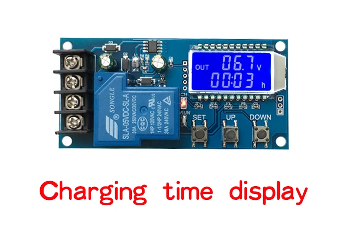 20A 30A Lithium Battery Charging Control Protection Board Lcd Battery Charging Board Battery Charging Control Module DC 6-60V