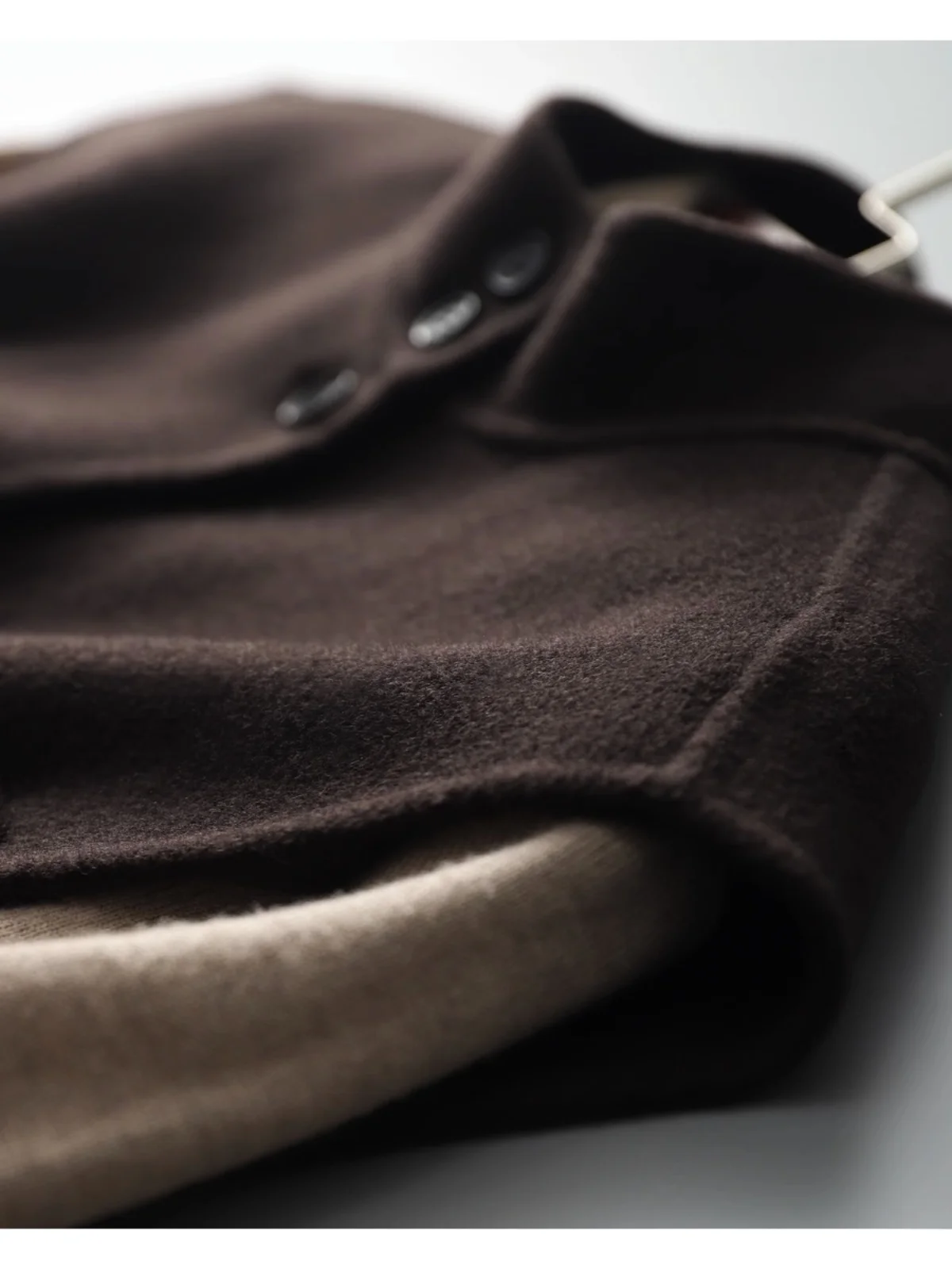 가을 겨울 여성용 캐시미어 울 조끼 수트 백리스 재킷 레트로 스타일 출퇴근 패션 레귤러 길이 싱글 버튼