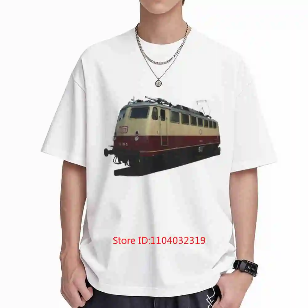 Electric Locomotive DB113 Short Sleeve Tee 100% Cotton T-Shirt