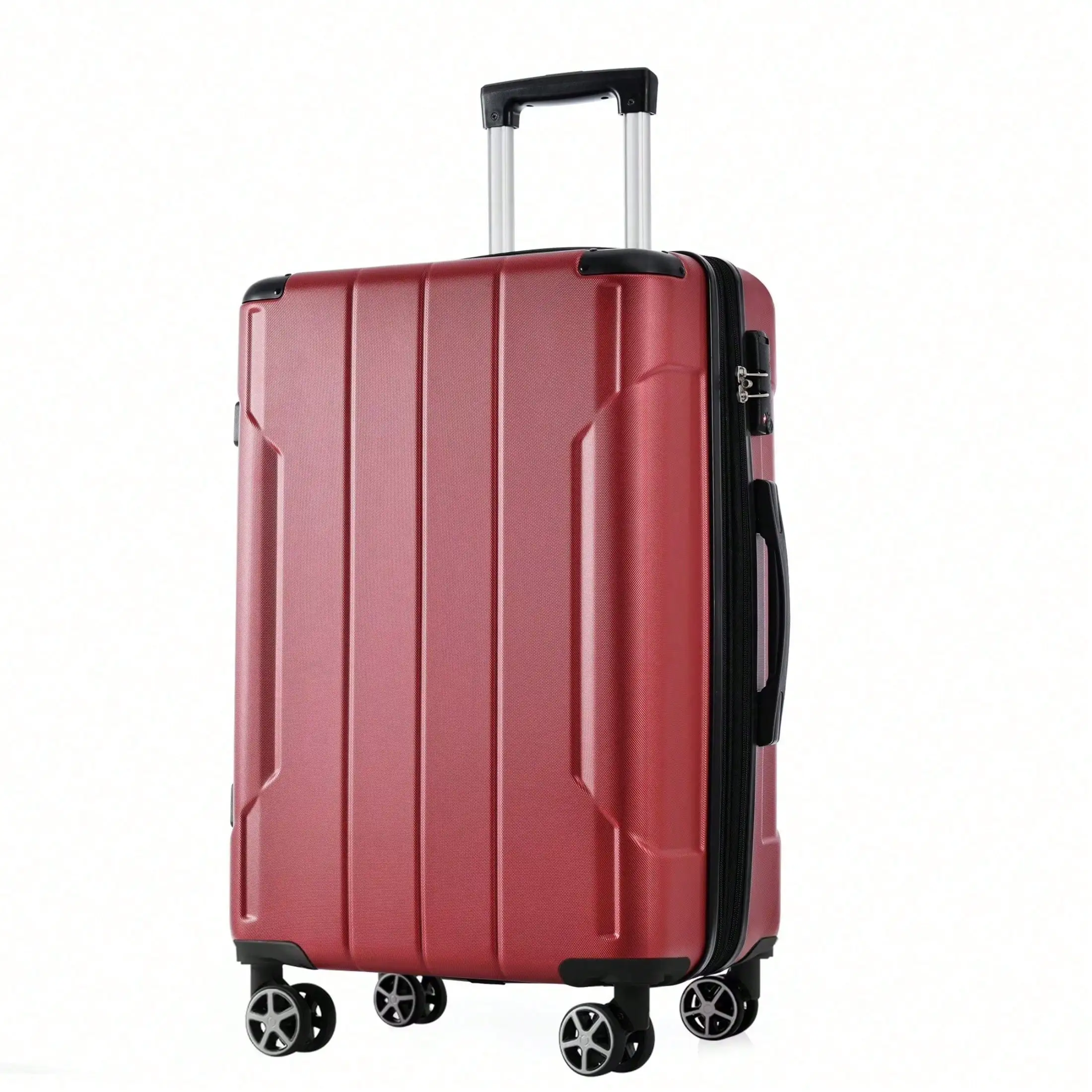 24 Inch, ABS+PC Lightweight 65L Capacity Hardshell Suitcase With TSA Lock & Wheels For Travel Trip Luggage Case Luggage Suitcase Luggage With Wheels Carry On Suitcase Travel Luggage Suitcase Bag Large Capacity Clothes Storage For Business Holiday