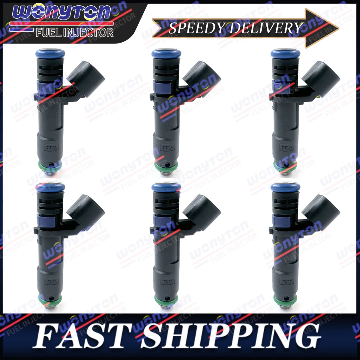 

Set 6 Fuel Injectors 5C3Z-DC-9F593 For Ford F-150 F-250 F-350 Expedition Nozzle Fuel Engine Valve Injector Replacement Injection