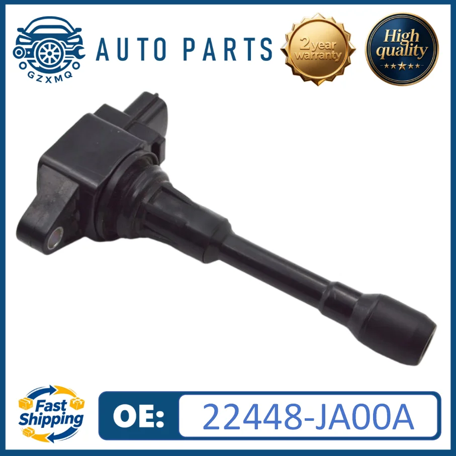 22448-JA00A High-Quality 4PCS Ignition Coil For Nissan Tiida Cube Altima Rogue Sentra Versa X-Trail Qashqai For Infiniti