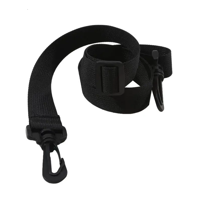Long Straps Bag Accessories Adjustable Detachable Backpack Shoulder Strap Black Replacement Bag Belt Durable Daily Bag Accessory