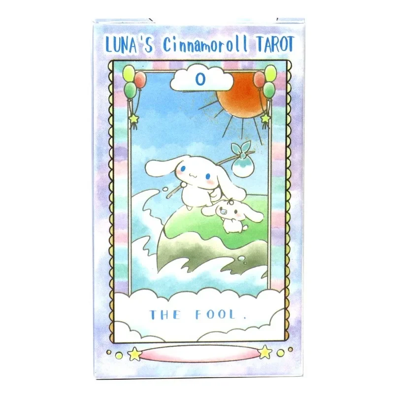 Kawaii sanrio anime tarot card Kuromi My melody Cinnamoroll cute series tabletop game essential creative card Halloween gift