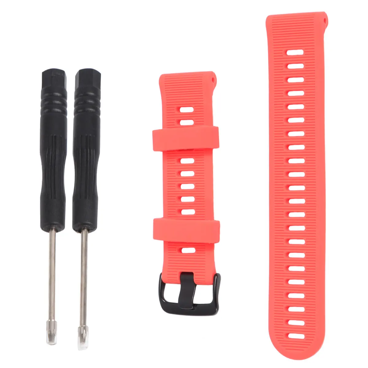

Waterproof Red Pc Watch Bands Breathable Adjustable Silicone Strap For Garmin Forerunner945 935 Smart Accessories