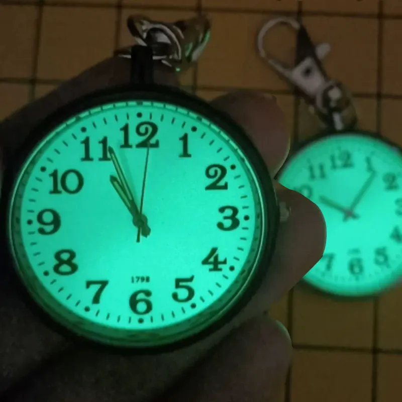 

Новые карманные часы-брелок с пультом ДУ, на батарейках, для студентов, врачей, винтажные