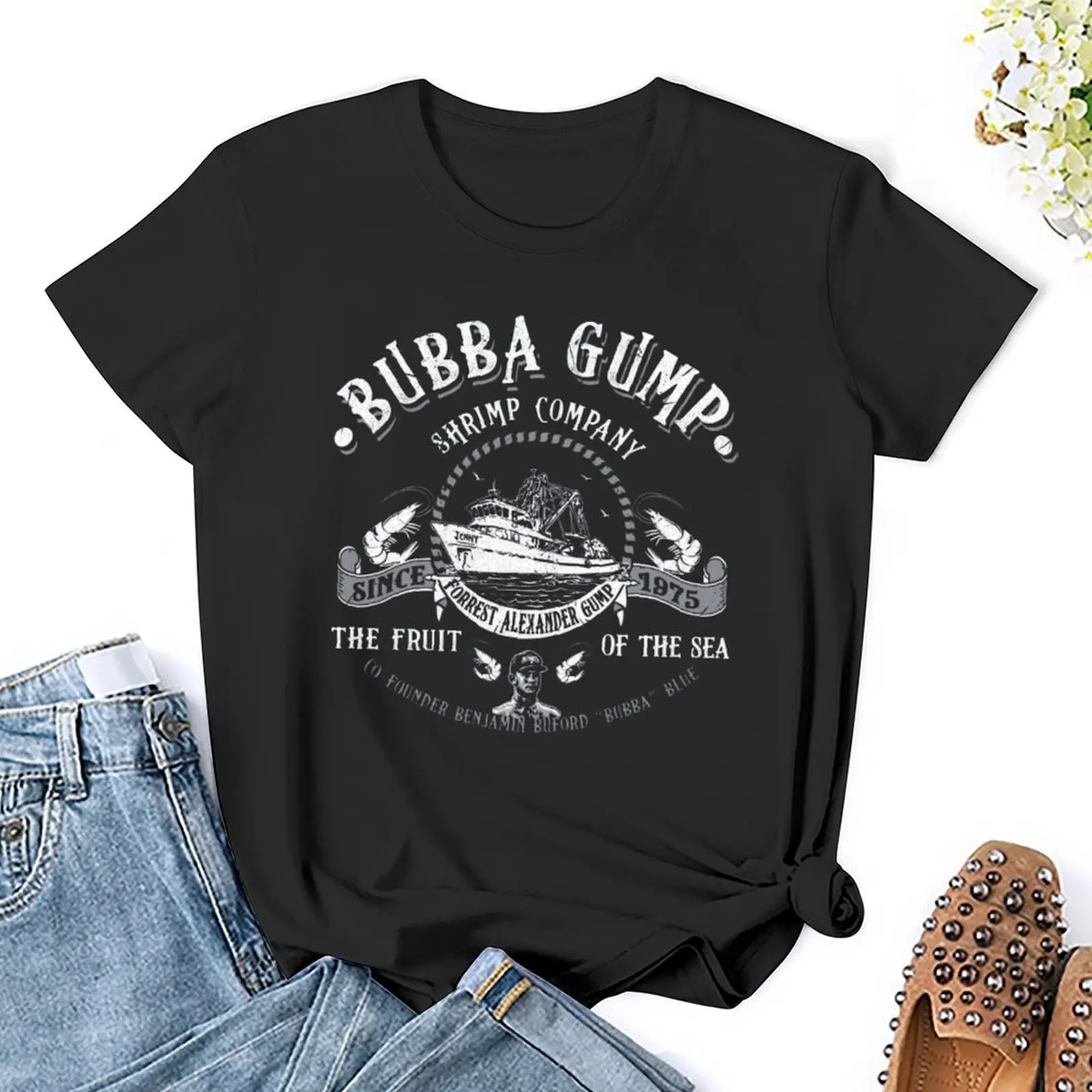 Bubba Gump 새우 공동 포스터, 신선한 티셔츠, 이동 티, 프리미엄 긱 활동 대회, 판매