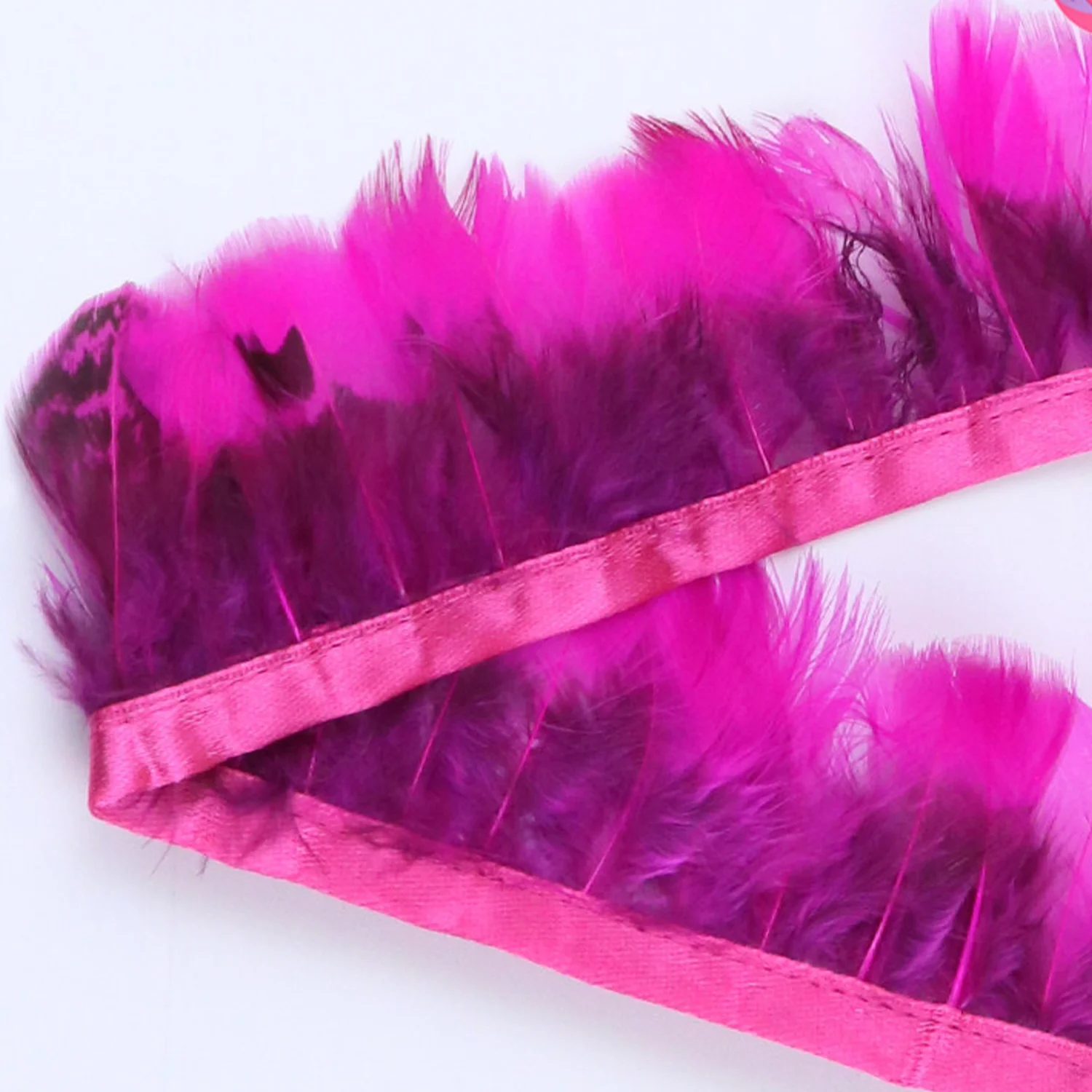 

10 Maters Pheasant Feather Trimmings Accessories DIY Jewelry Earrings Necklaces Performance Costumes Props Material for Crafts