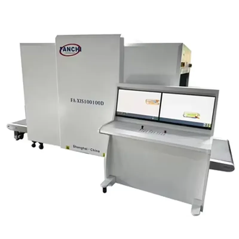 FA-XIS8065D X Ray Baggage Scanner Dual Screen Security Inspection Machine for Airport Station Logistics
