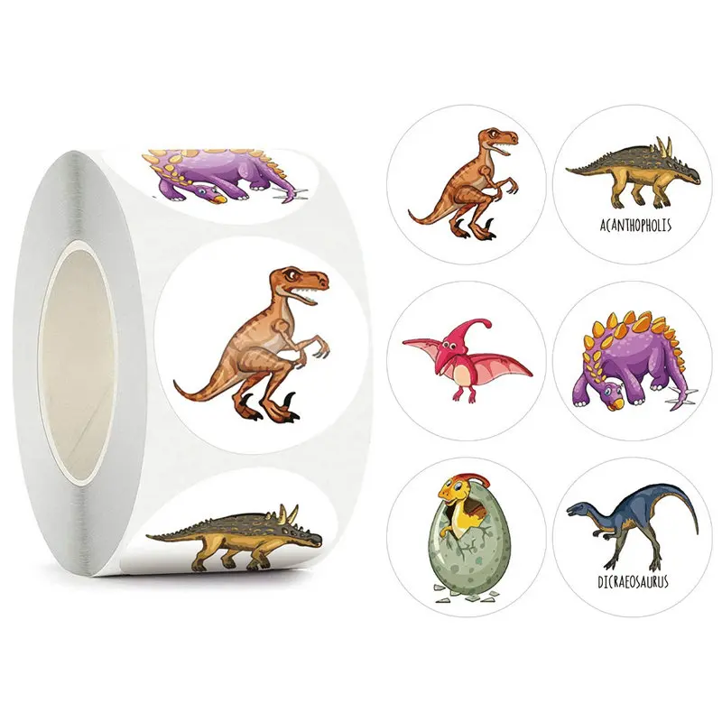 Wholesale NEW Kids' motivational stickers Cute animal reward sticker Friendly campus Office classification self-adhesive labe