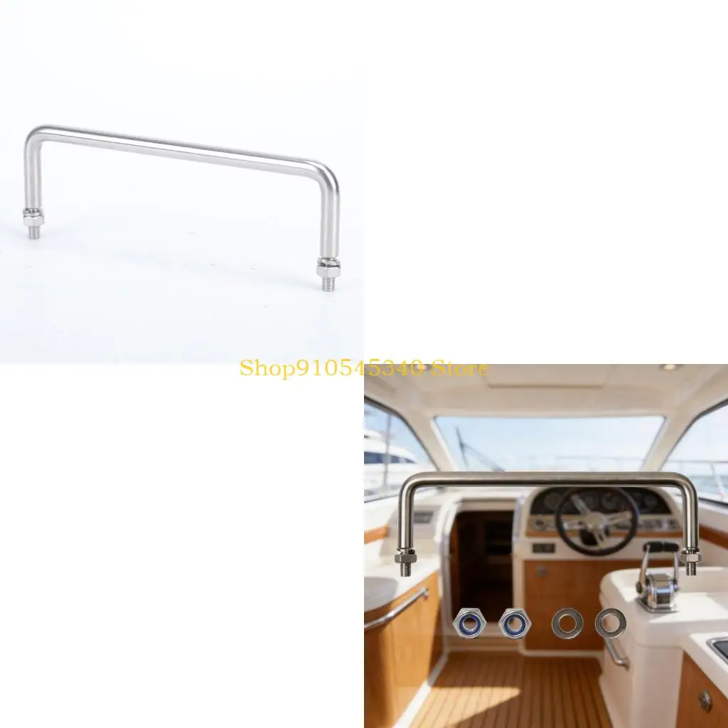 U2JA Stainless Steel Mounting Pull Handle for Marine Access Doors, Boat Panel Service and Yacht Cabinet Replacement Tasks