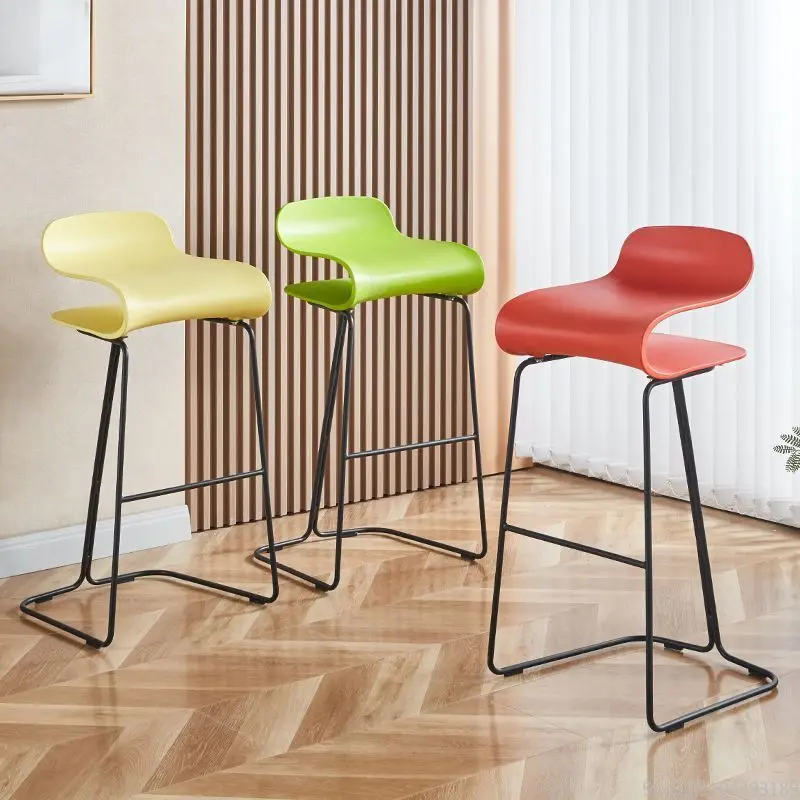 

Nordic Bar Stool - Industrial Iron High Chair for Home & Cafe