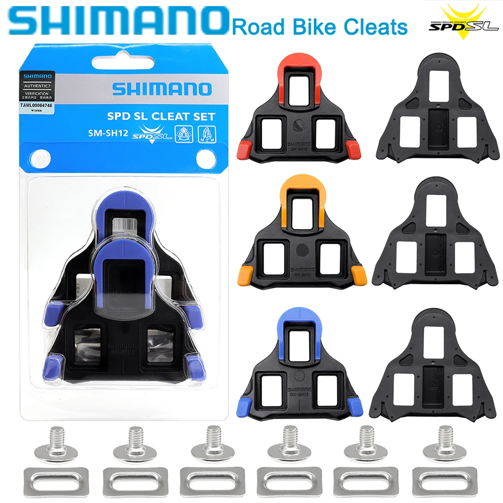 SHIMANO Pedal Clearts for Road Bike Self-locking SH11 SH10 SH12 Pedals Clips for R540 R550 R7000 R8000 Original Bicycle Parts