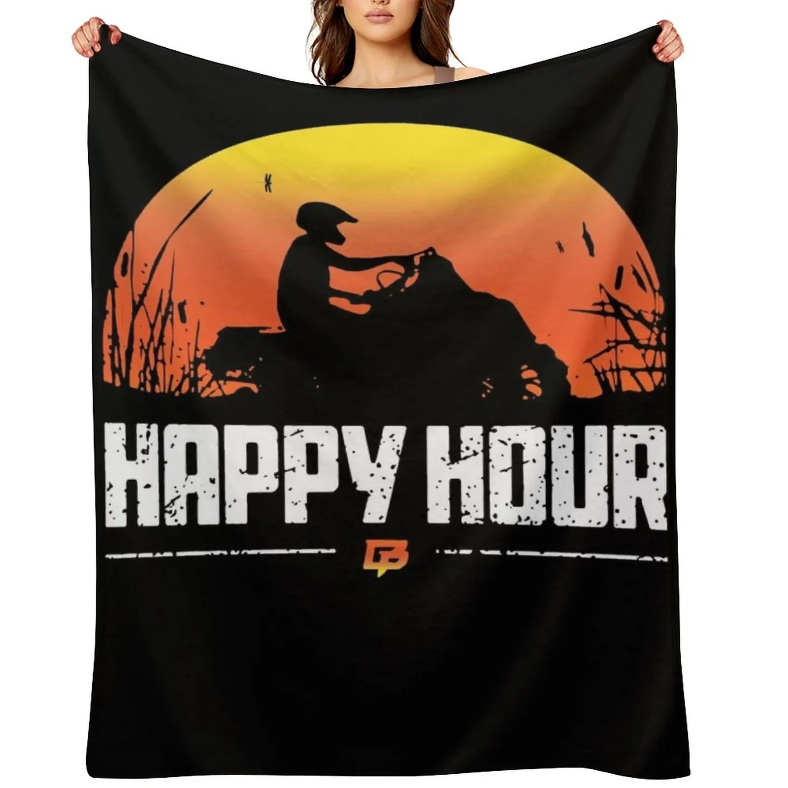 

Braydon Price Happy Hour Sunset Braydon Price Throw Blanket heavy to sleep Giant Sofa warm for winter Winter beds Blankets