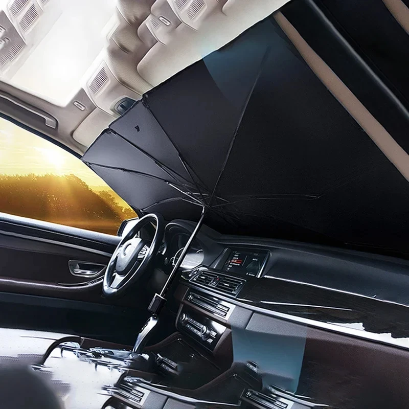 Guarda-sol para carro, protetor solar para automóveis, cortina de proteção para o interior do carro contra o sol no verão.