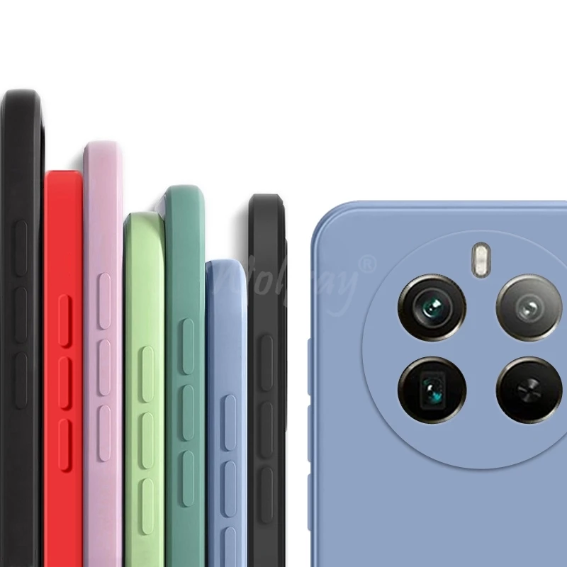 

For Realme 12 Pro Plus Case Liquid Silicone Plain Rubber TPU Protector Case Realme 12 Pro Plus Case Realme 12 Pro Plus Cover