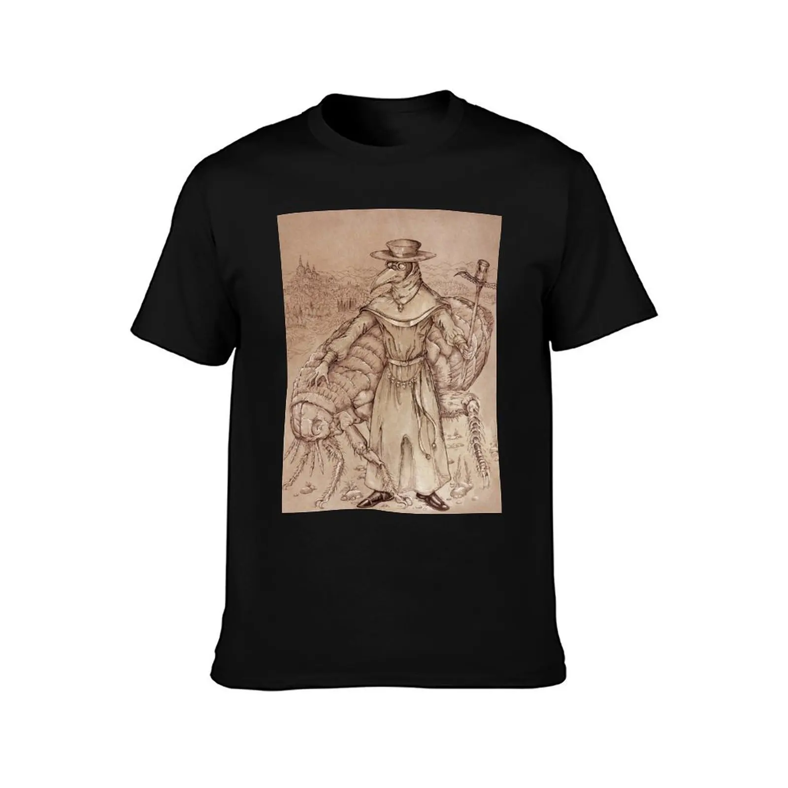 Doctor Schnabel’s Siphonaptera T-Shirt t shirt man cotton T-Shirt