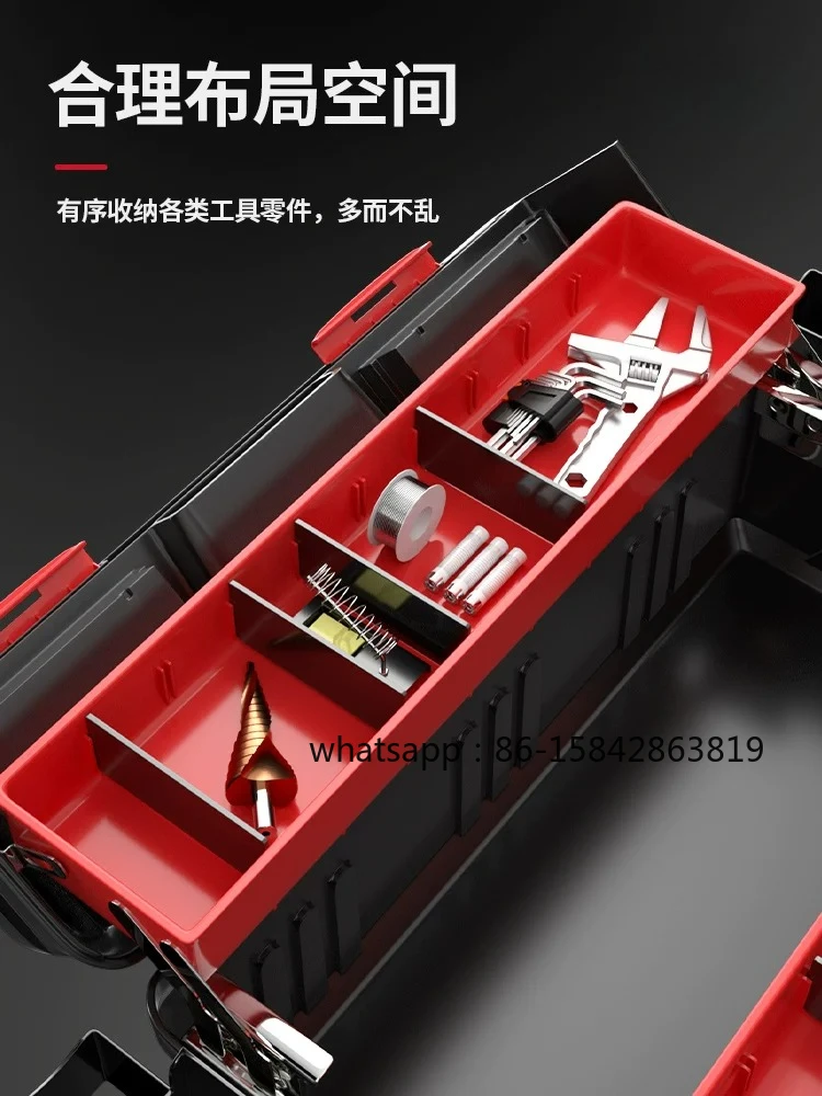Hardware Toolbox Extra Large Storage Box Bag Large Capacity Large Electrician Repair Box Multifunctional Household