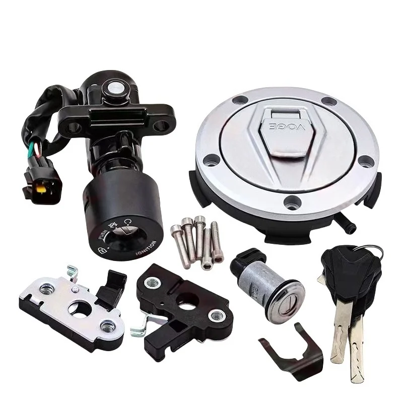 

Ignition Switch Fuel Gas Cap Cover Seat Lock & 2 Keys For LONCIN VOGE 525rr Lx500gs-b 525RR Lx500GS-B voge