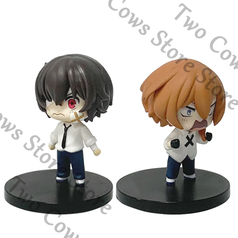 Anime Bungo chiens errants Dazai Osamu Nakahara Chuya PVC poupée jouets Kits de Garage Figurine modèle Maumet Cosplay dessin animé cadeau