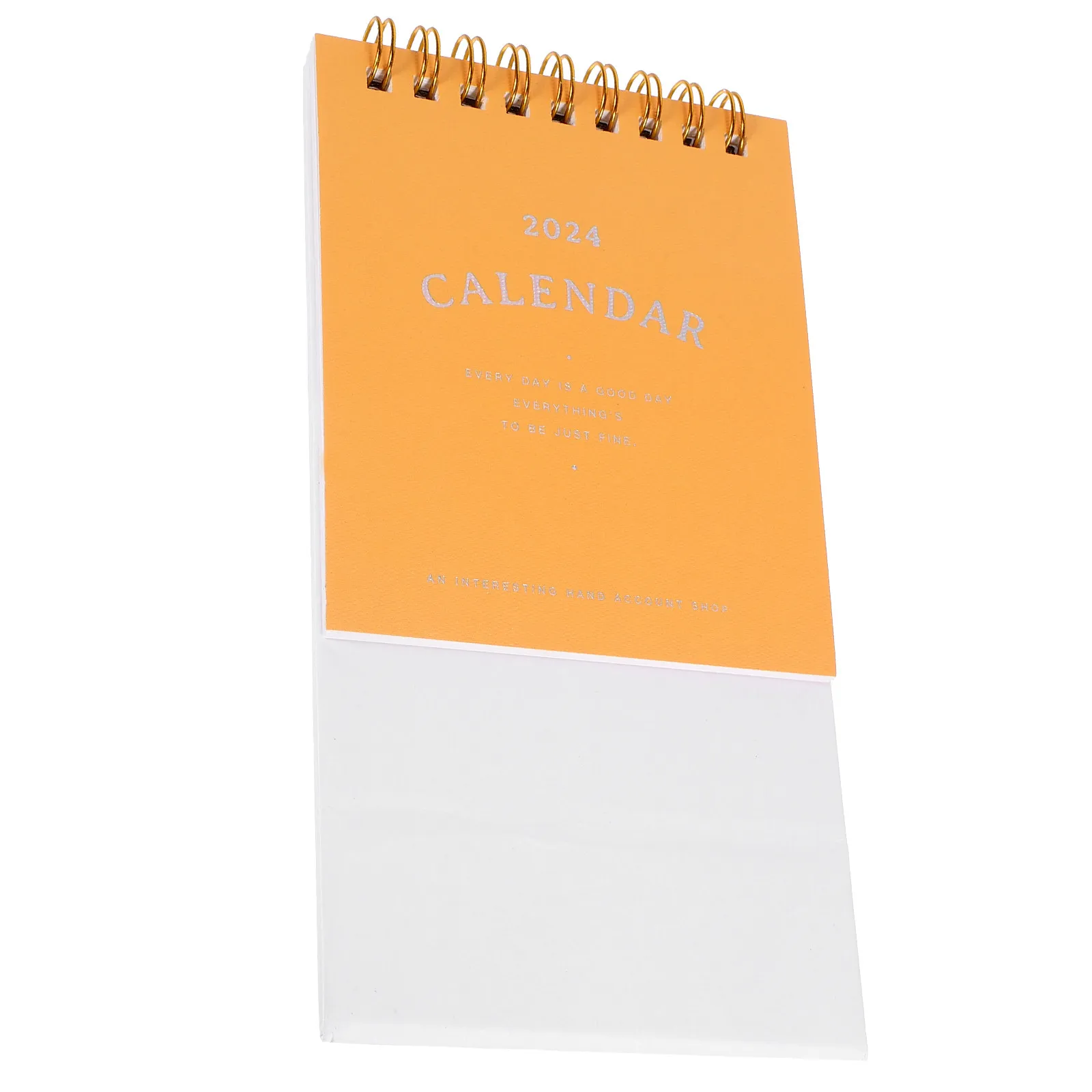 

Decorative Desk Calendar 2024 Small Standing Calendar Simple Design Thick Paper Office Home Furnishing Note Monthly Scheduling