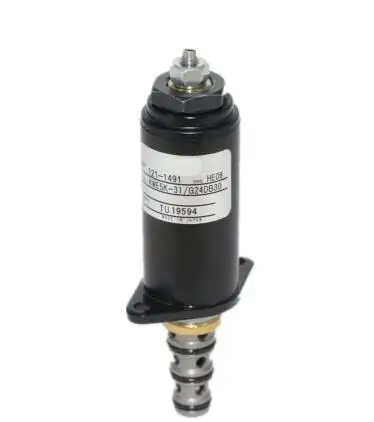 

For Caterpillar CAT E320C E320B E325C E320D Excavator Hydraulic pump Solenoid Valve 1211491 121-1491 KWE5K-31 G24DA30 121-1490