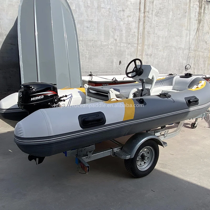 Zodiac 310 340 360 480 Semi Rigid Hull Inflatable Boat With 15hp-25hp Engine