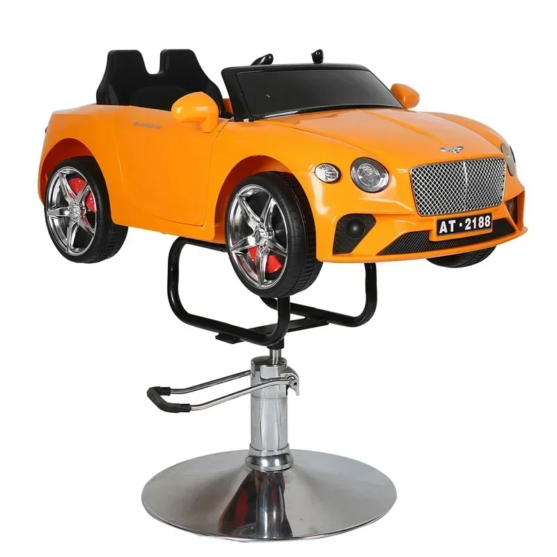 TAO Tao Cartoon Barber Hair Cutting Chair Hairdressing Chair Lifting Chair Hair Children's Large Base Safety Seat