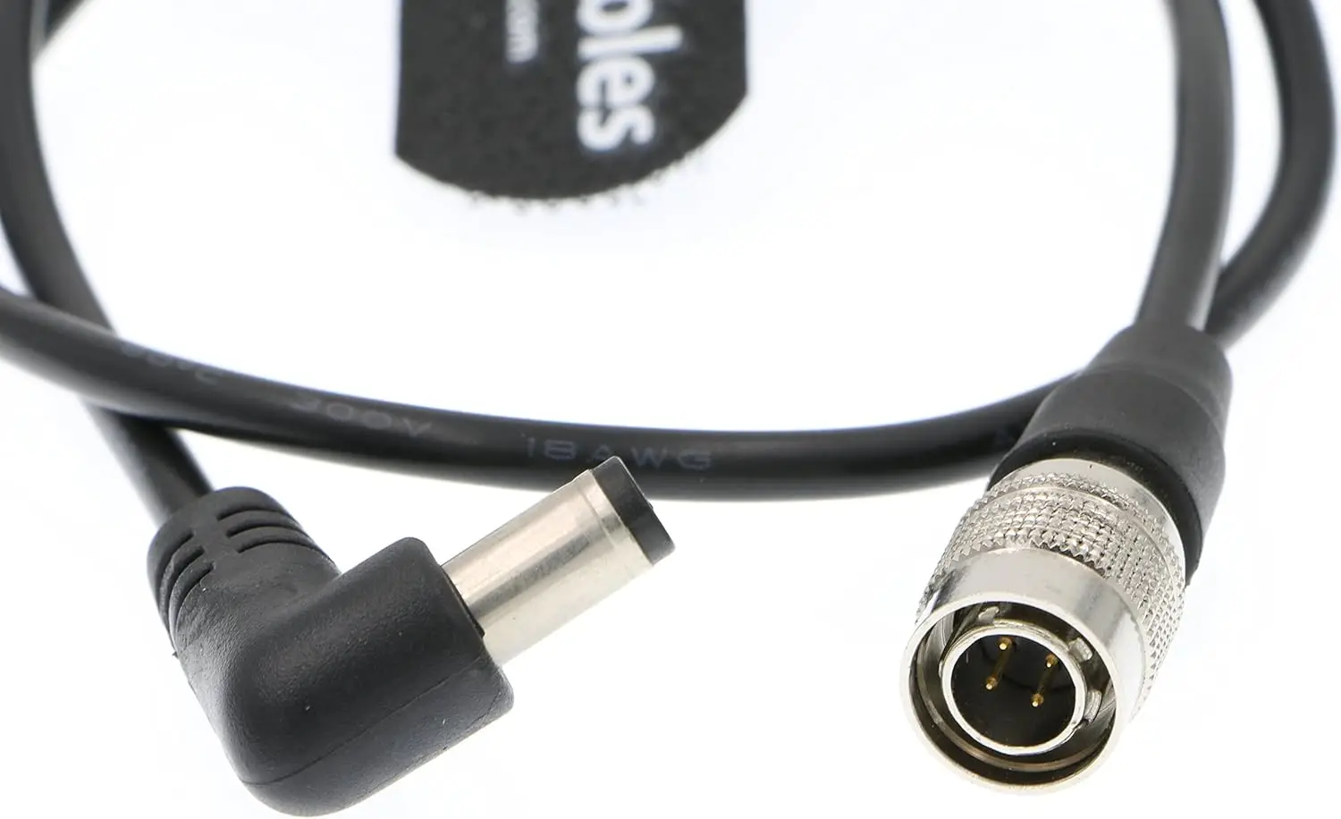 Alvin's Hirose 4 Pin Power Cable 45cm 12V 24V for Blackmagic Sound Devices 3