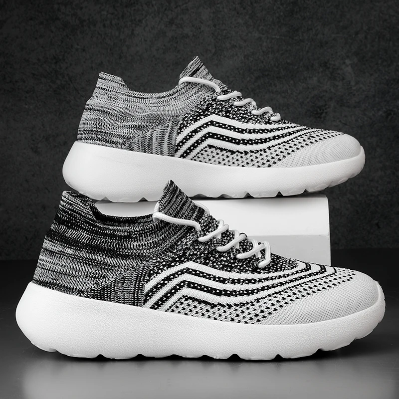 

Unisex Casual Shoes Breathe Mesh Lace Up Thick Sole Walking Shoes 2025 New Outdoor Jogging Sneakers for Men Women