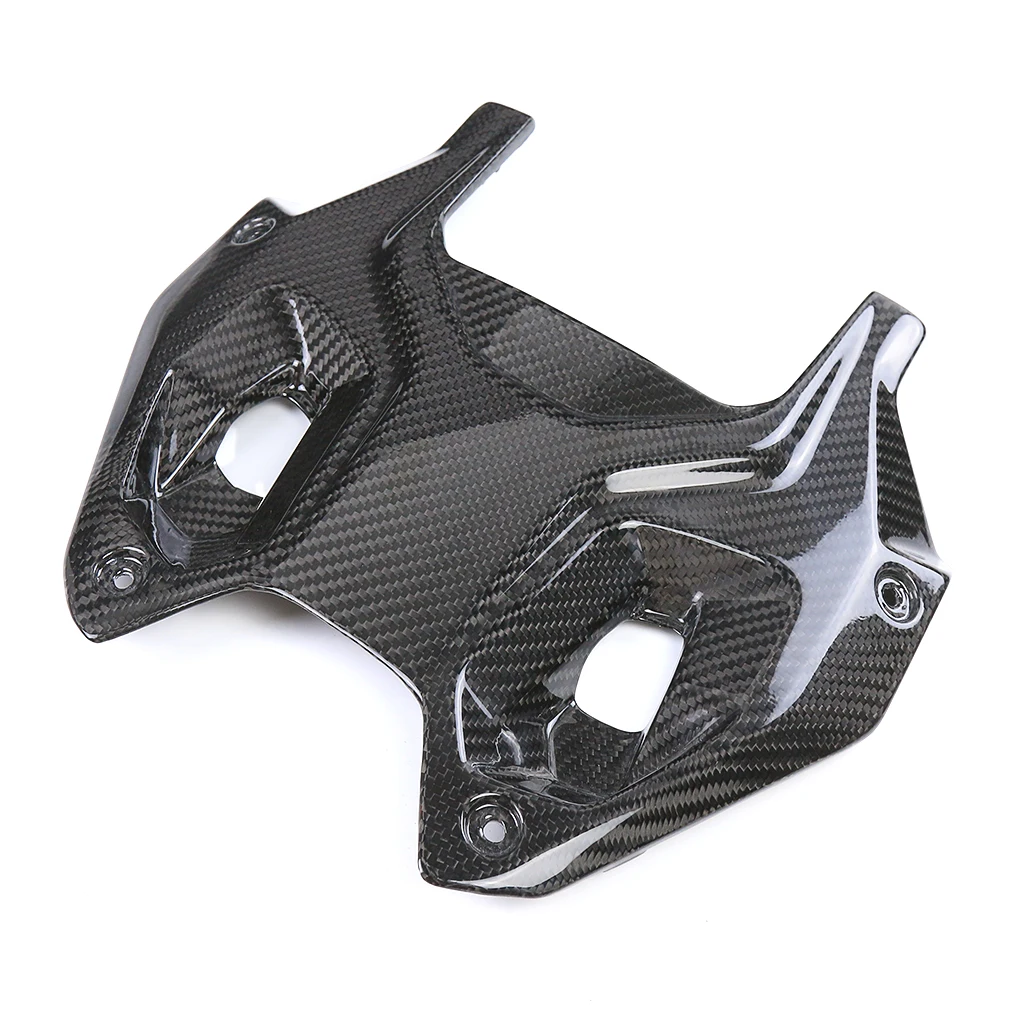 ل BMW R1250 RS R1250RS 2021 2022 2023 100% ألياف الكربون الزجاج الأمامي العادم الجانب لوحة هدية كاملة مجموعات دراجة نارية الملحقات